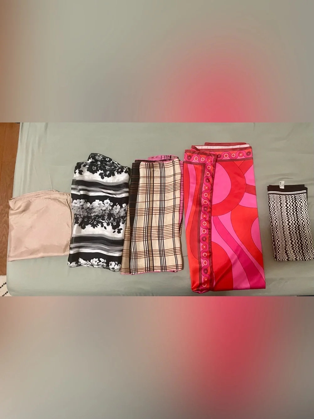 Silk scarf bundle
